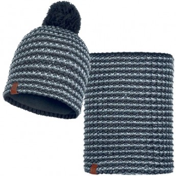 Комплект шапка-шарф BUFF DANA GRAPHITE Комплект шапка-шарф BUFF DANA GRAPHITE