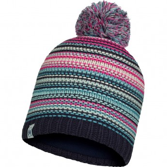 Шапка BUFF JR KNITTED & FLEECE HAT AMITY NIGHT BLUE